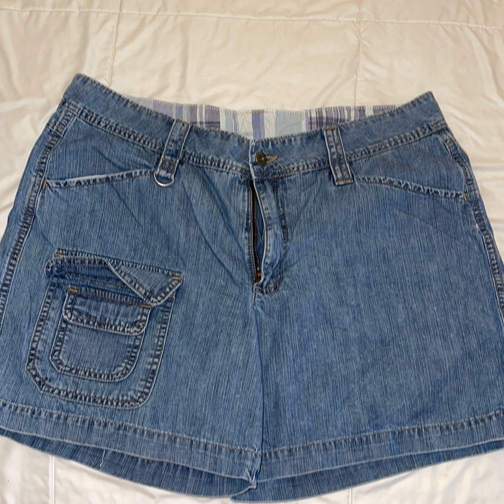 Riders denim shorts size 16 with 6 inch inseam EUC
